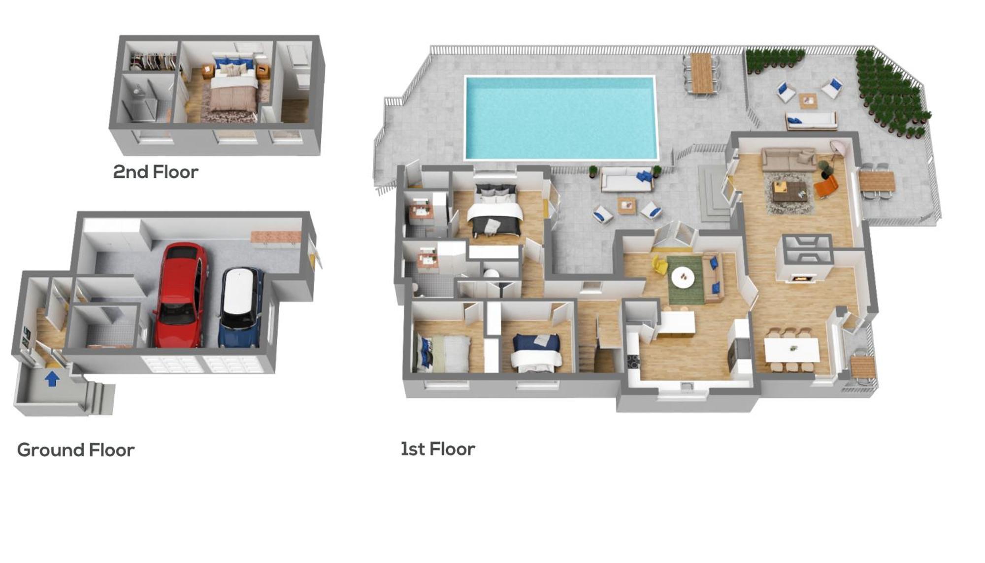 Villa With Pool In Browns Bay Оукланд Екстериор снимка